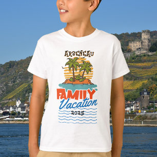  Kids  Sunset Family  Cruise Personalise T-Shirt