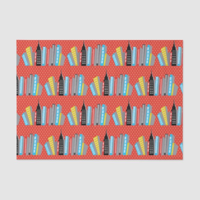 Kids Superhero Tissue Paper (Front)