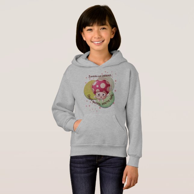 Kids Sweatshirt/Tshirt funny Mushroom design (Front Full)