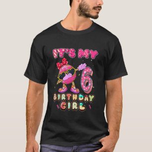 Kids Sweet Doughnut Dabbing It's My 6Th Birthday 6 T-Shirt