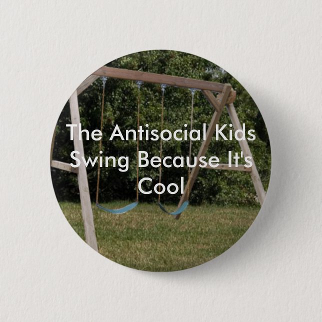 Kids Swing 6 Cm Round Badge (Front)