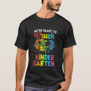 Kids T Rex Squad Back To School 2022 Ready Crush K T-Shirt