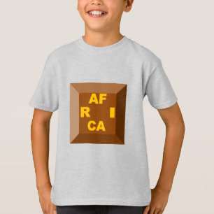 Kids T-Shirt ash DESIGN CHOCOLA AF R I CA
