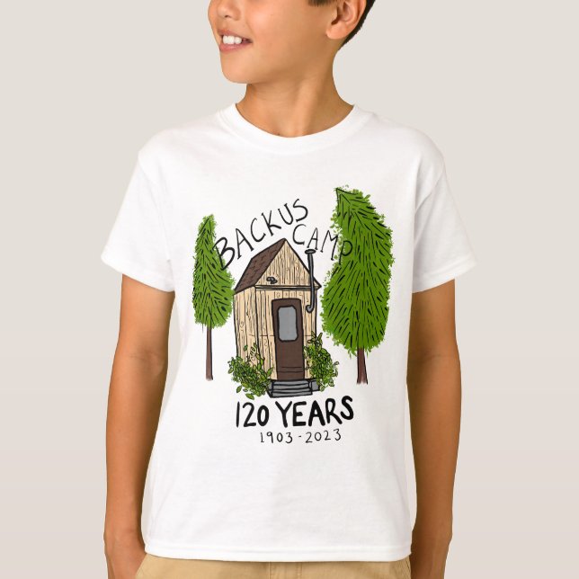 Kids T-shirt Backus Camp (Front)