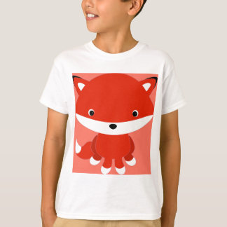 Kids T Shirt Cute Cartoon Orange Fox