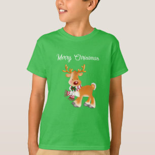 Kids T-Shirt Holiday Rudolph