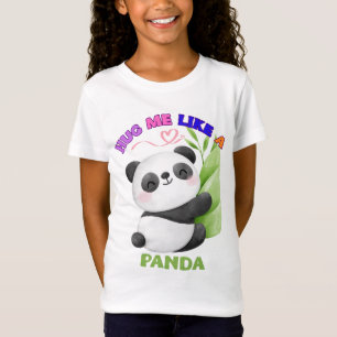 Kids' T-Shirt – Hug Me Like a Panda 🐼