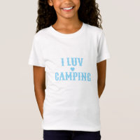 Kids T-Shirt I Luv Camping