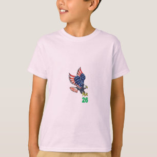 Kids' T-Shirt pale pink TOP FLIGHT 26