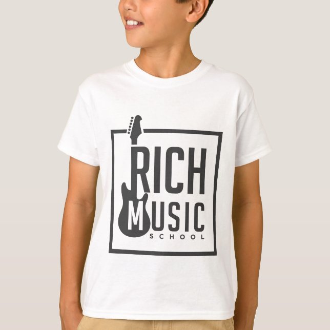 Kids T-Shirt Rich Music School (Front)
