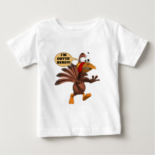 Kids T-Shirt - Running For Cover Turkey