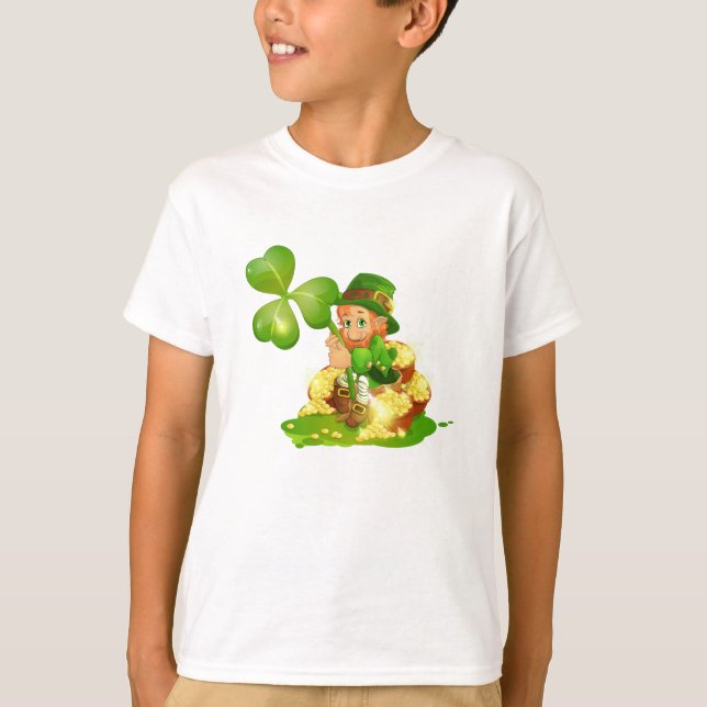 Kids T-Shirt-St. Patrick's Day T-Shirt (Front)