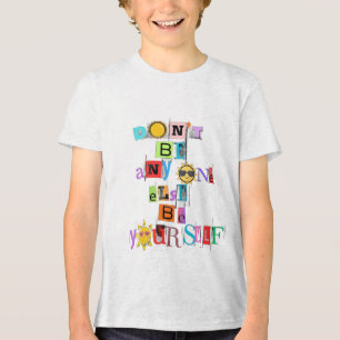 kids t-shirt summer Tri-Blend shirt