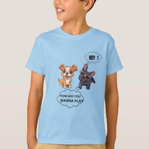 Kids t-shirt two pup pals talk
