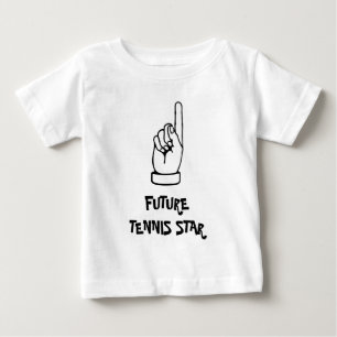 Kids t shirt with humourous tennis motto