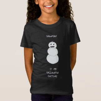 Kids' T-Shirt with pumpkin snowman