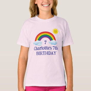 Kids T-Shirts Rainbow Sunshine Birthday Design