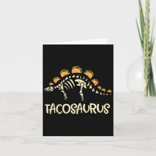 Kids Tacosaurus Skeleton Dino Toddler Boys Cinco D Card