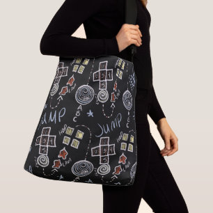 Kids Teacher Fun Recess Playground Chalkboard Room Crossbody Bag