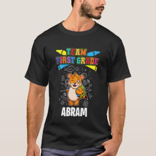 Kids Team First Grade Abram Personalised T-Shirt