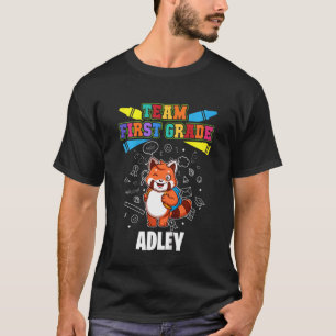 Kids Team First Grade Adley Personalized T-Shirt