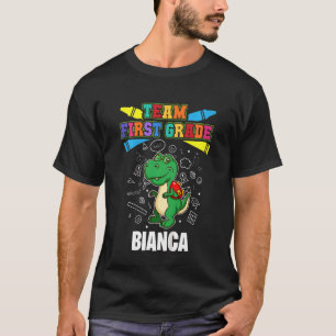 Kids Team First Grade Bianca Personalized T-Shirt