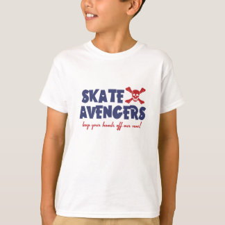 KIDS TEE - Skate Avengers - pale