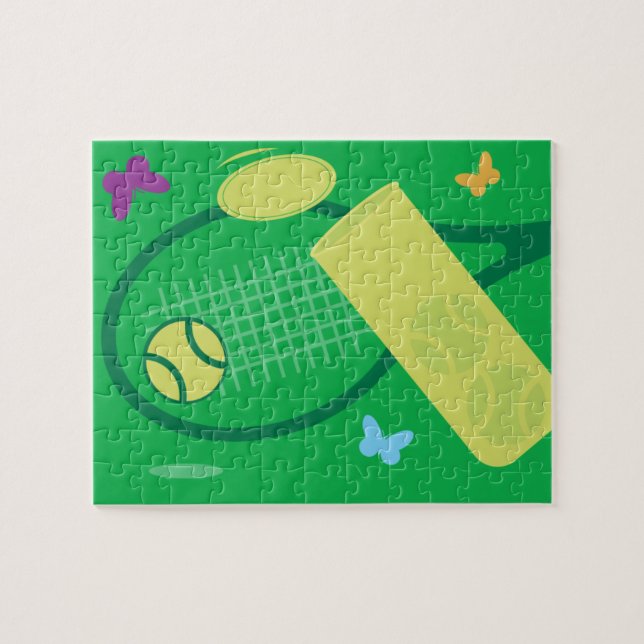 Kids tennis jigsaw puzzle (Horizontal)