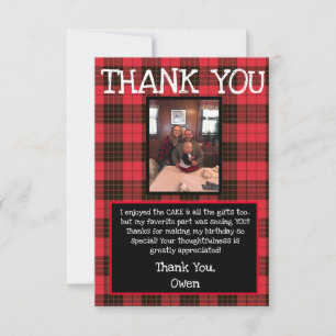 Kid's Thank You Card