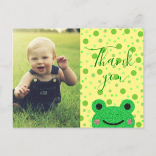 Kids Thank you Friendly Frog Postcard