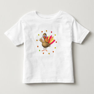 Kids' Thanksgiving Baby Turkey Toddler T-Shirt