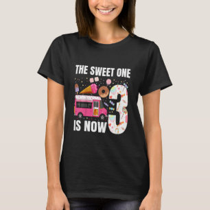 Kids The Sweet One Is Now 3 Years Old 3rd Birthday T-Shirt