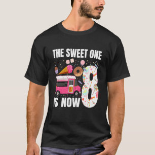 Kids The Sweet One Is Now 8 Years Old 8th Birthday T-Shirt
