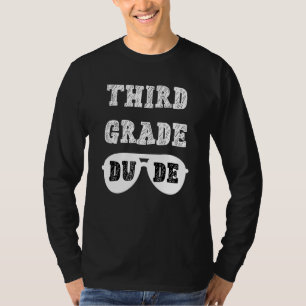 Kids Third Grade Dude First Day Of School Swag Boy T-Shirt
