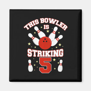 Kids This Bowler Is Striking 5 Yrs Old Funny 5th B Magnet