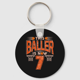 Kids This Byller Is Now 7 Yo Boys Girls Bysketbyll Key Ring
