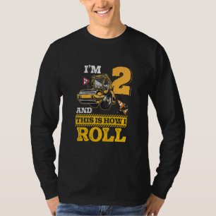 Kids This Is How I Roll Asphalt Roller 2 Year Old T-Shirt