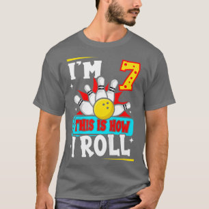 Kids This Is How I Roll for 7 year old little Bowl T-Shirt
