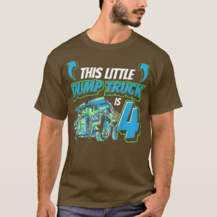 Kids This Little Dump Truck Is 4 Construction Digg T-Shirt