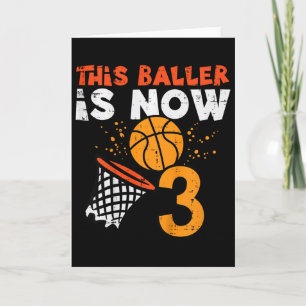 Kids This Ller Is Now 3 Sketll 3rd Birthday Bday B Card