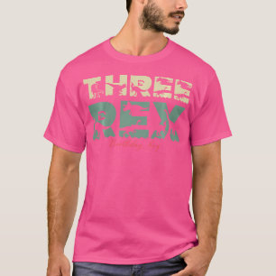 Kids Three Rex Birthday Dinosaur For 3Rd Birthday T-Shirt