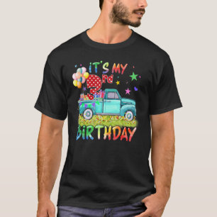Kids Three Year Old Truck 3rd Birthday Awesome Sin T-Shirt