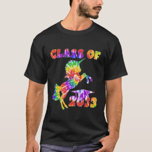 Kids Tie Dye Unicorn Kindergarten Graduation Class T-Shirt