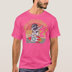 Kids Toddler 2 Year Old Outer Space Galay 2nd Birt T-Shirt