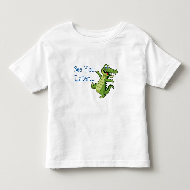 Kids Toddler Alligator Shirt (Front)