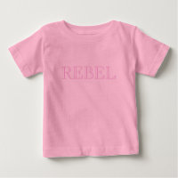 Kids, Toddler and Baby T-Shirts - Pink REBEL