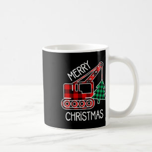 Kids Toddler Christmas Truck Boy Xmas Excavator Pl Coffee Mug