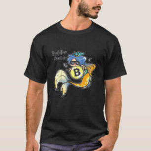 Kids Toddler Hodler Bitcoin Mermaid with Sunglasse T-Shirt