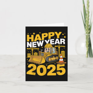 Kids Toddlers Boys Happy New Year 2025 Boy  Thank You Card