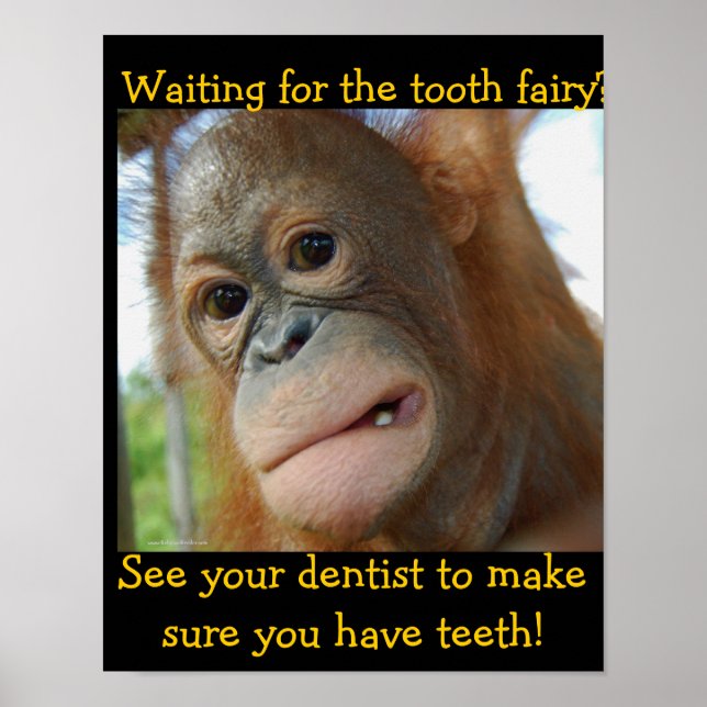 Kids Tooth Fairy Children Dentist Poster (Front)